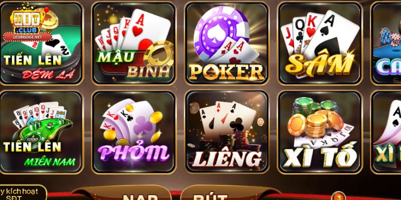 Giới thiệu về tiến lên đếm lá tại Hit club Giới thiệu về tiến lên đếm lá tại Hit club