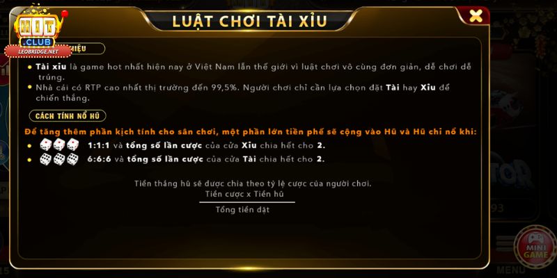 Vài nét tổng quan về tài xỉu Hit club Vài nét tổng quan về tài xỉu Hit club